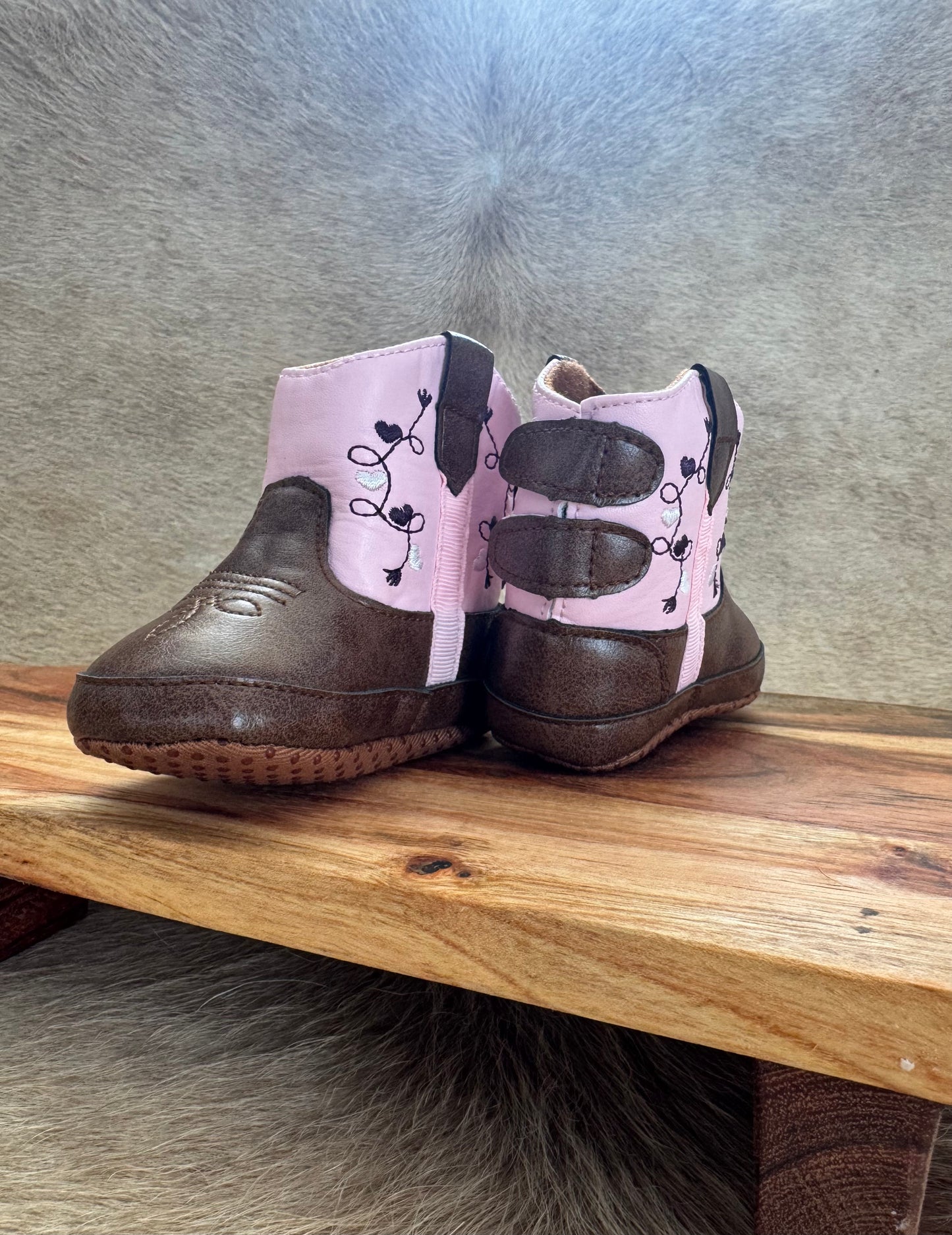 Baby Boots Pink