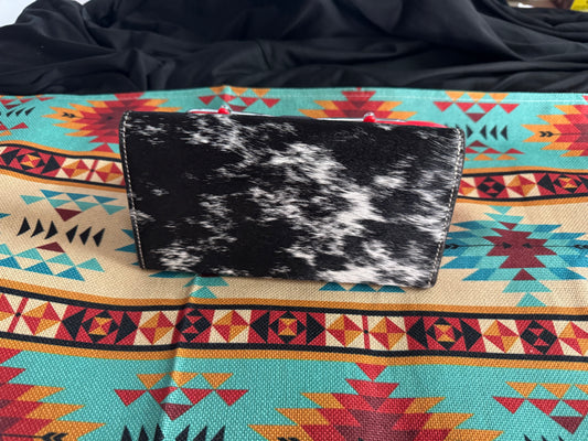 Tooled Leather Saddle Blanket Wallet