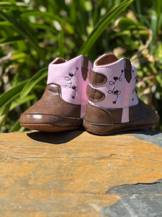 Baby Boots Pink
