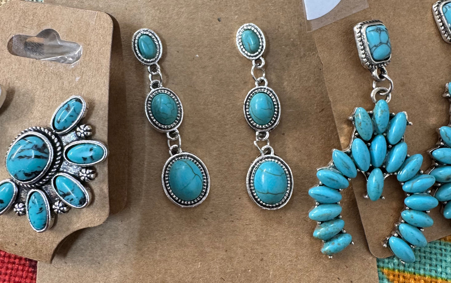 Assorted Earrings Turquoise
