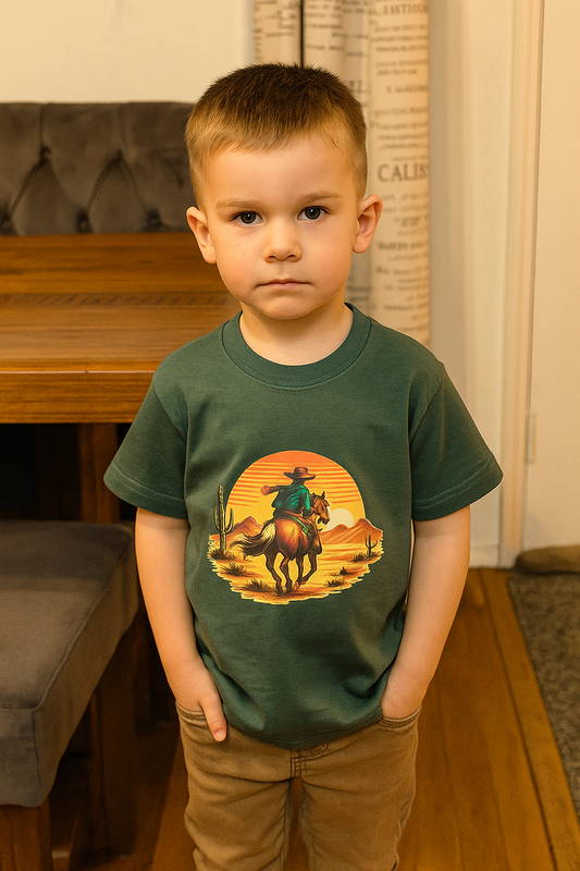 Boys Cowboy and Horse T-Shirt
