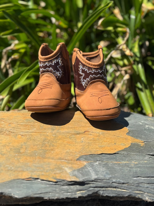 Soft Sole Western Style Baby Boot.